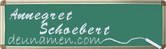 Annegret Schoebert Visitenkarte